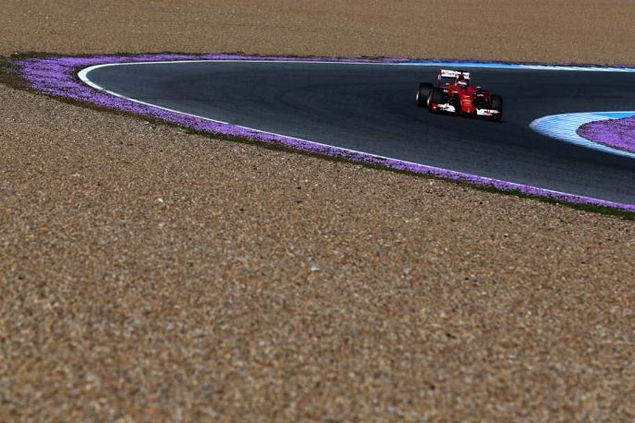 Ancora Raikkonen, protagonista dei test di Jerez. Getty